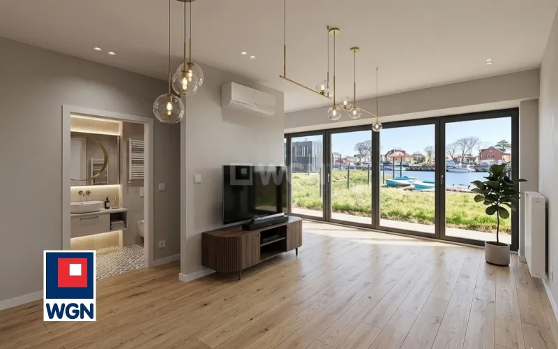 Lokal hotelowy na  sprzedaż Mrzeżyno - Apartament typu studio o powierzchni użytkowej 30,03 m2 przy samym porcie jachtowym i ujściu rzeki Rega.