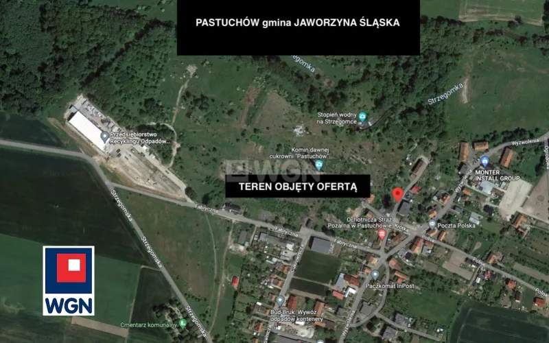 Działka na wynajem Pastuchów