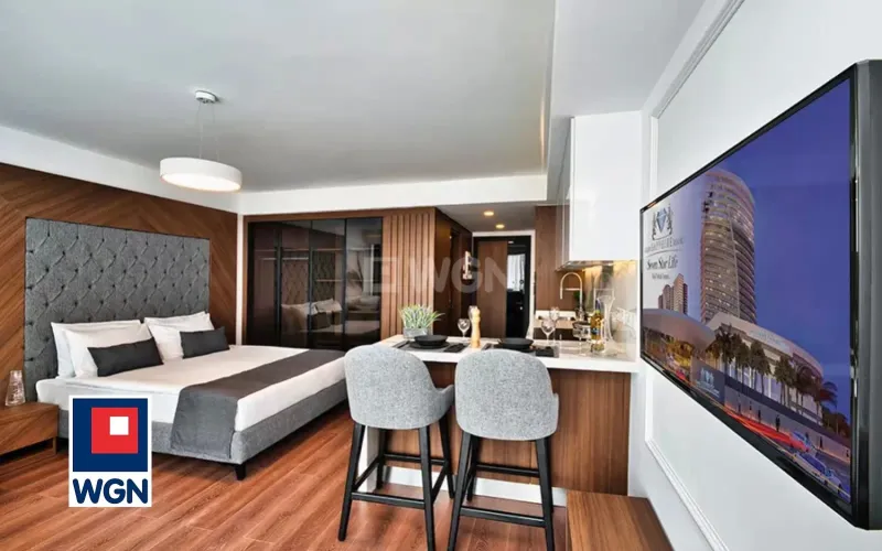 Mieszkanie na  sprzedaż Iskele - Komfortowy apartament inwestycyjny Grand Sappire Resort w Iskele, Cypr Północny, blisko Long Beach